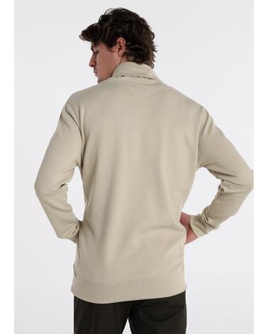 BENDORFF COL ROND AVEC IMPRIMÉ GRAPHIQUE ET BOUTONS - SABLE BLANCO