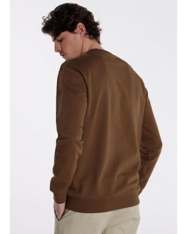 BENDORFF COL ROND BASIQUE AVEC LOGO BRODÉ - MARRON MARRóN
