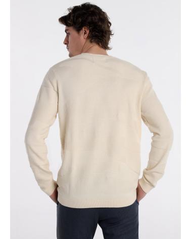 PULL BENDORFF BLANC À COL ROND BLANCO