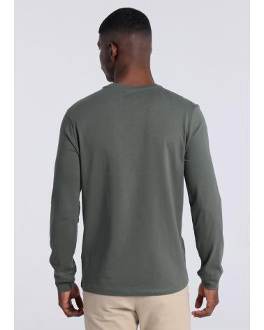 T-SHIRT MANCHES LONGUES BENDORFF VERT MILITAIRE AVEC LOGO VERDE