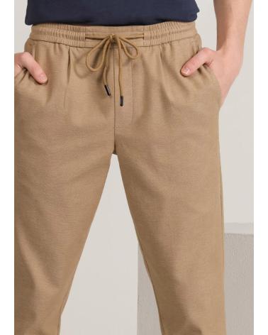 BENDORFF PANTALONE CHINO MARRONE CON VITA ELASTICA MARRóN