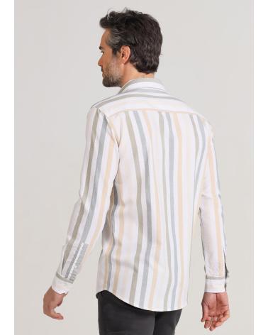 CAMICIA BENDORFF OXFORD A MANICHE LUNGHE A RIGHE MULTICOLORE MULTICOLOR