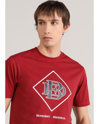 BENDORFF CAMISETA GRÁFICA HIGHMAN GRANATE DE MANGA CORTA GRANATE