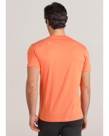 T-SHIRT GRAFICA BENDORFF CON RICAMO A MANICHE CORTE ARANCIONE NARANJA