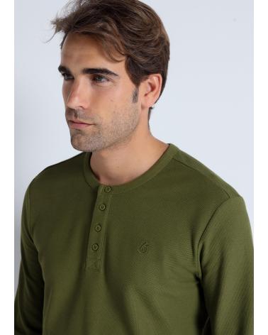 T-SHIRT BENDORFF PIQUÉ ABBOTONATA VERDE VERDE