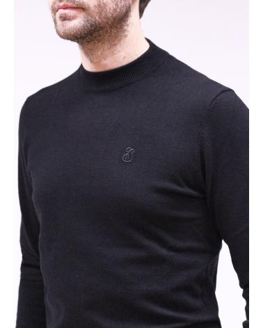 BENDORFF MAGLIONE BASIC COLLO ALTO NERO NEGRO
