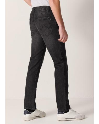 SIX VALVES JEANS REGULAR FIT MITTLERE LEIBHÖHE SCHWARZ NEGRO