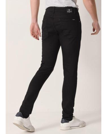 SIX VALVES SKINNY JEANS MITTLERE LEIBHÖHE SCHWARZ NEGRO