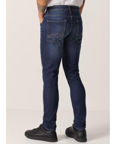 SIX VALVES SKINNY JEANS MITTLERE LEIBHÖHE BLAU AZUL