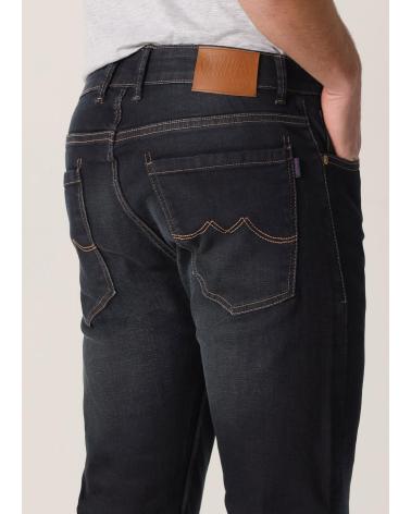 SIX VALVES SUPER SKINNY JEANS MITTLERE LEIBHÖHE SCHWARZ AZUL
