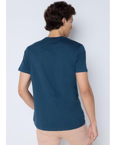 SIX VALVES GRAFIK-T-SHIRT 'COOLER BART' KURZARM BLAU AZUL