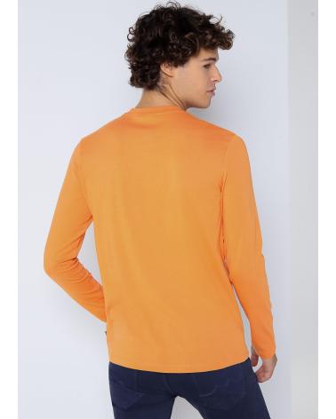 SIX VALVES BASIC LANGARMSHIRT ORANGE NARANJA