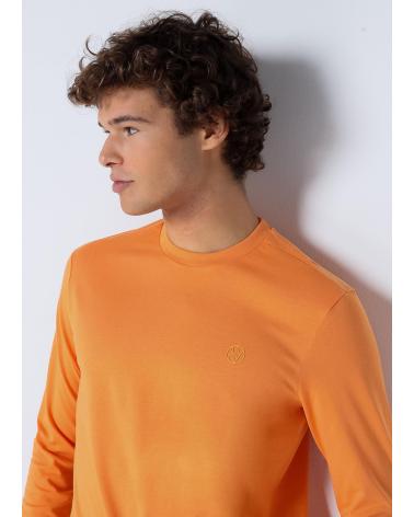 SIX VALVES BASIC LANGARMSHIRT ORANGE NARANJA