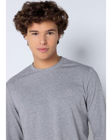 SIX VALVES BASIC LANGARMSHIRT GRAU GRIS