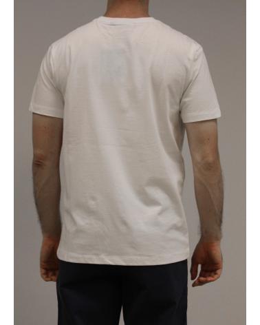 BENDORFF WEISSES KURZARM-T-SHIRT MIT GESTICKTEM LOGO BLANCO