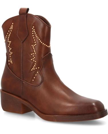 PUNTOSALAO COWBOY-STIEFELETTEN BRAUN MIT NIETEN YZ VARIOS COLORES