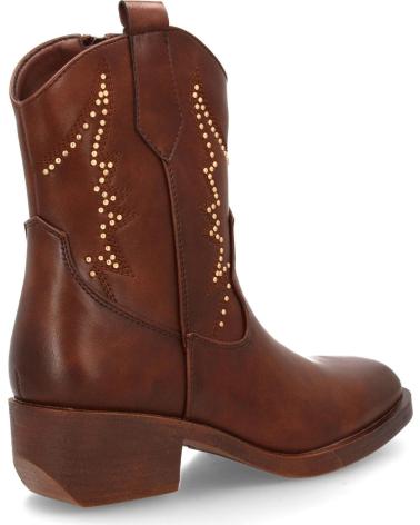 PUNTOSALAO COWBOY-STIEFELETTEN BRAUN MIT NIETEN YZ VARIOS COLORES