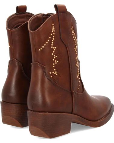PUNTOSALAO COWBOY-STIEFELETTEN BRAUN MIT NIETEN YZ VARIOS COLORES