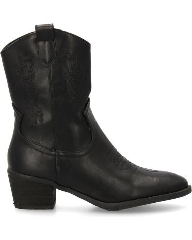 PUNTOSALAO COWBOYSTIEFELETTEN MIT MITTLEREM ABSATZ SCHWARZ VARIOS COLORES