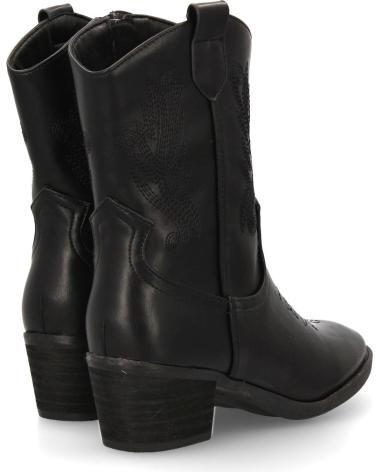PUNTOSALAO COWBOYSTIEFELETTEN MIT MITTLEREM ABSATZ SCHWARZ VARIOS COLORES