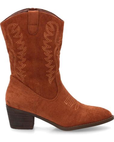 PUNTOSALAO WESTERN STIEFELETTEN COWBOYSTIEFEL MIT MITTLEREM ABSATZ BRAUN VARIOS COLORES