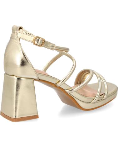 PUNTOSALAO GOLDENE PARTYSANDALEN MIT BLOCKABSATZ MODELL JL893 VARIOS COLORES