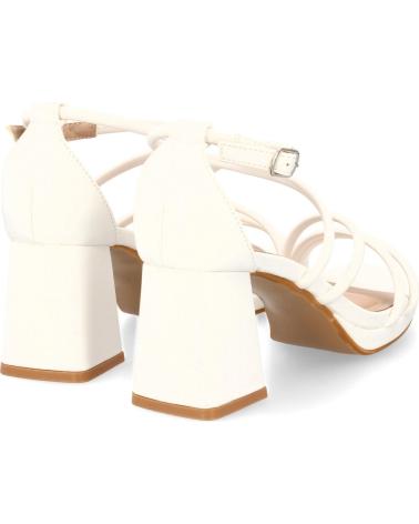 PUNTOSALAO WEISSE PARTYSANDALEN MIT BLOCKABSATZ MODELL JL893 VARIOS COLORES