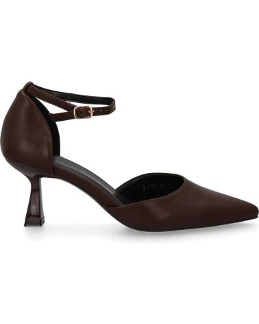 PUNTOSALAO ESCARPINS MARRONS À TALON MOYEN ET BOUCLE VARIOS COLORES