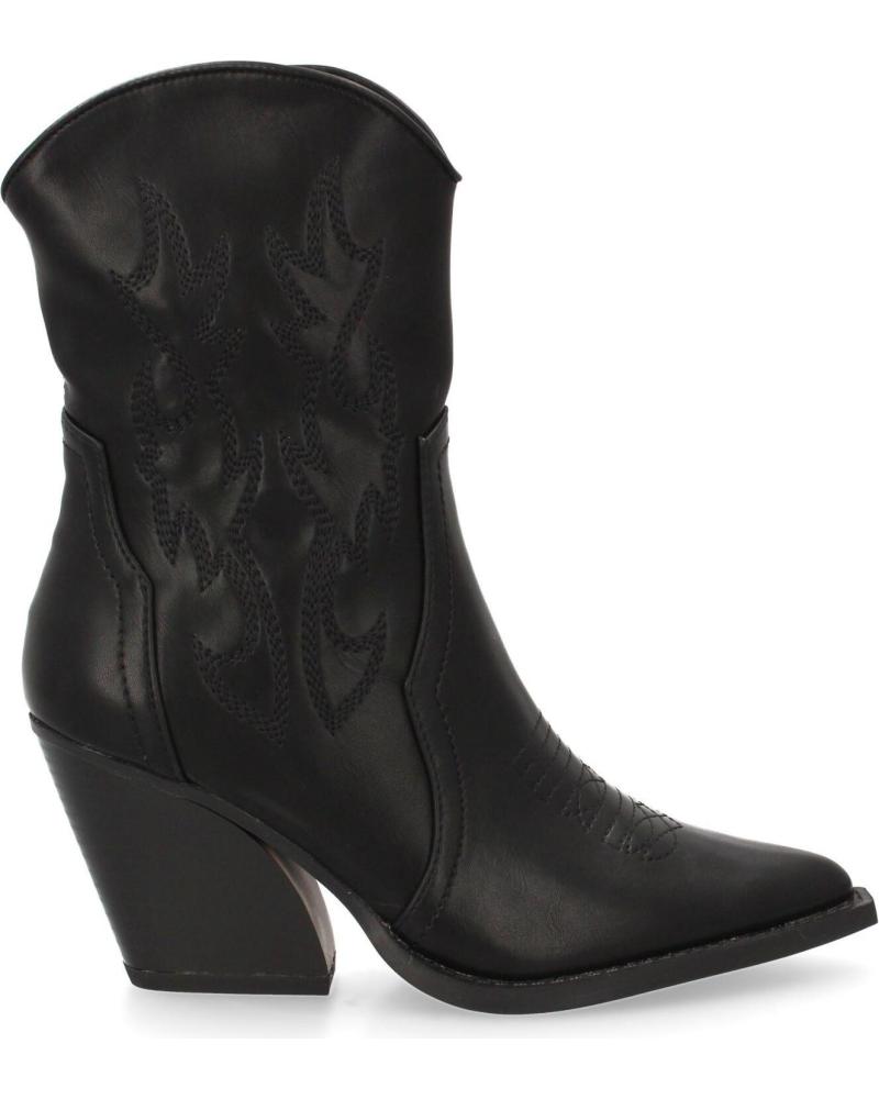 PUNTOSALAO BOTINES CAMPEROS TACÓN MEDIO 2A-1410 NEGRO VARIOS COLORES