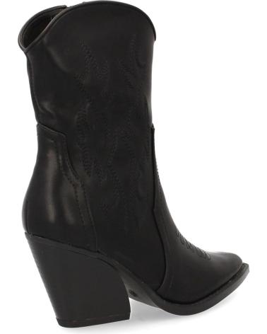 PUNTOSALAO BOTINES CAMPEROS TACÓN MEDIO 2A-1410 NEGRO VARIOS COLORES