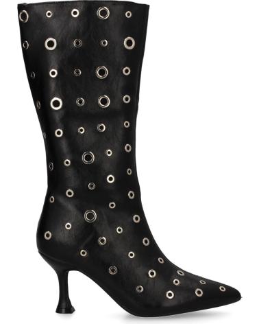 PUNTOSALAO BOTAS TACON FINO TACHUELAS DE MUJER COLOR NEGRO S-5517 VARIOS COLORES