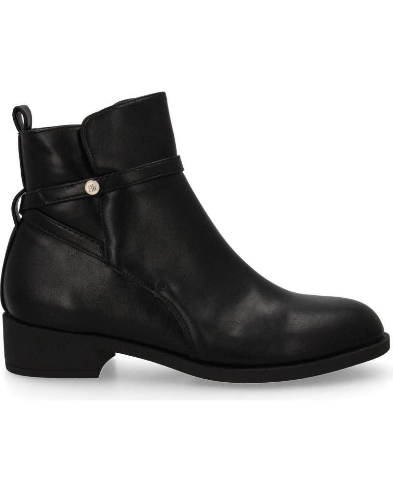 PUNTOSALAO BOTINES PLANOS ELEGANTES PARA MUJER COLOR NEGRO CF-5492 VARIOS COLORES