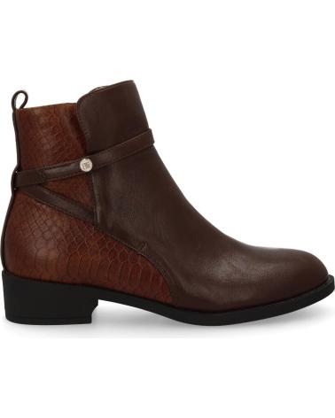 PUNTOSALAO BOTINES PLANOS ELEGANTES PARA MUJER COLOR CAFE CF-5492 VARIOS COLORES
