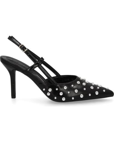 PUNTOSALAO STILETTO DE TACON FINO DE VESTIR PARA MUJER COLOR NEGRO B-54 VARIOS COLORES