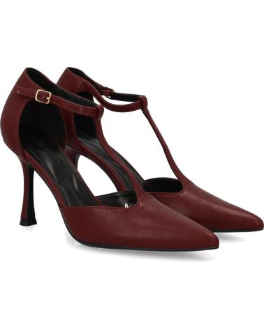 PUNTOSALAO PUMPS STILETTO-ABSATZ T-RIEMEN MODELL B-5471 ROT VARIOS COLORES