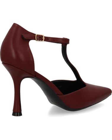 PUNTOSALAO PUMPS STILETTO-ABSATZ T-RIEMEN MODELL B-5471 ROT VARIOS COLORES