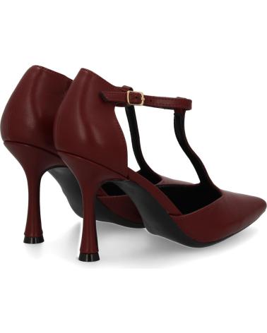 PUNTOSALAO PUMPS STILETTO-ABSATZ T-RIEMEN MODELL B-5471 ROT VARIOS COLORES