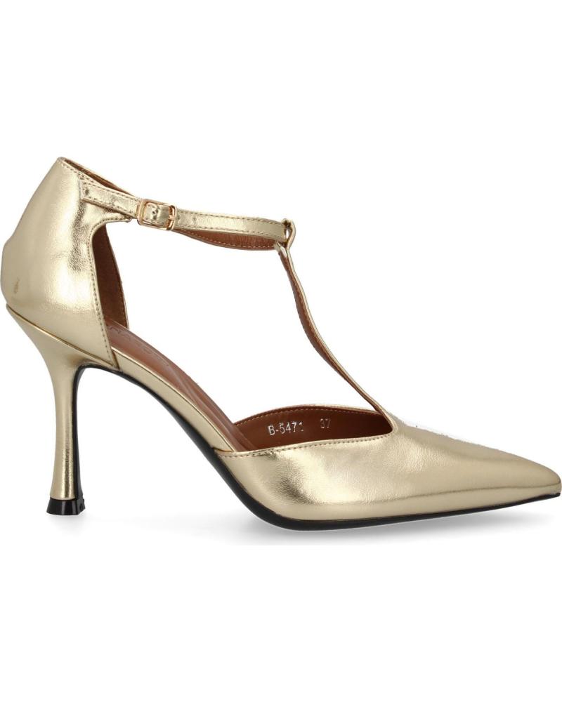 PUNTOSALAO ZAPATOS DORADOS DE SALON TACON FINO PARA MUJER B-5471 VARIOS COLORES