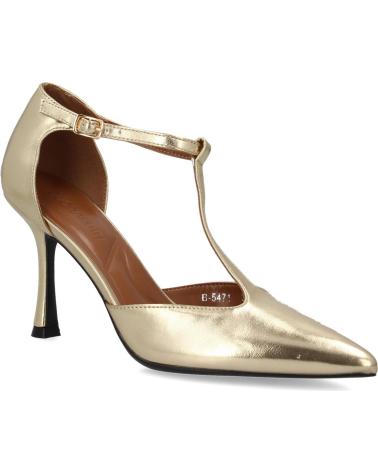 PUNTOSALAO ZAPATOS DORADOS DE SALON TACON FINO PARA MUJER B-5471 VARIOS COLORES