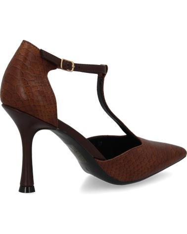 PUNTOSALAO ZAPATOS DE SALON TACON FINO PARA MUJER COLOR MARRON B-5471 VARIOS COLORES