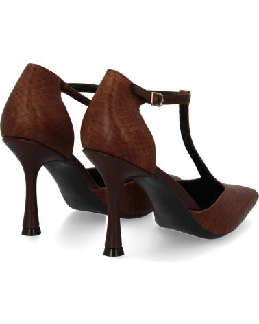 PUNTOSALAO ZAPATOS DE SALON TACON FINO PARA MUJER COLOR MARRON B-5471 VARIOS COLORES