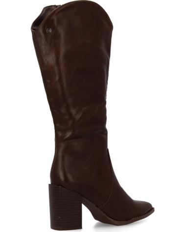 PUNTOSALAO BOTAS TACON MEDIO CANA HASTA LA RODILLA COLOR MARRON PARA MU VARIOS COLORES