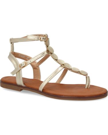 PUNTOSALAO W-5290 - SANDÁLIAS RASAS GLADIADOR DOURADAS CONFORTÁVEIS VARIOS COLORES