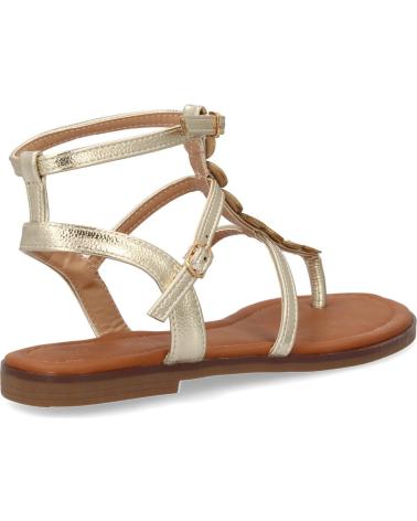 PUNTOSALAO W-5290 - SANDÁLIAS RASAS GLADIADOR DOURADAS CONFORTÁVEIS VARIOS COLORES