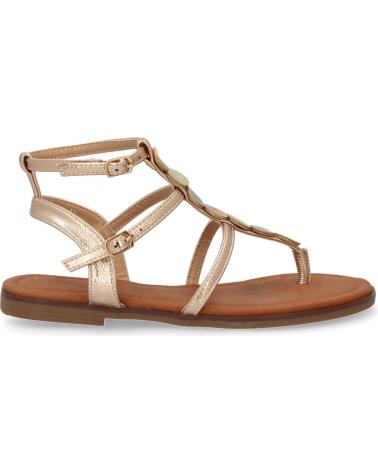 PUNTOSALAO W-5290 - SANDALIAS PLANAS GLADIADOR COLOR CHAMPÁN CÓMODAS VARIOS COLORES