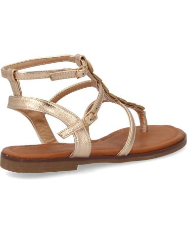 PUNTOSALAO W-5290 - SANDALIAS PLANAS GLADIADOR COLOR CHAMPÁN CÓMODAS VARIOS COLORES