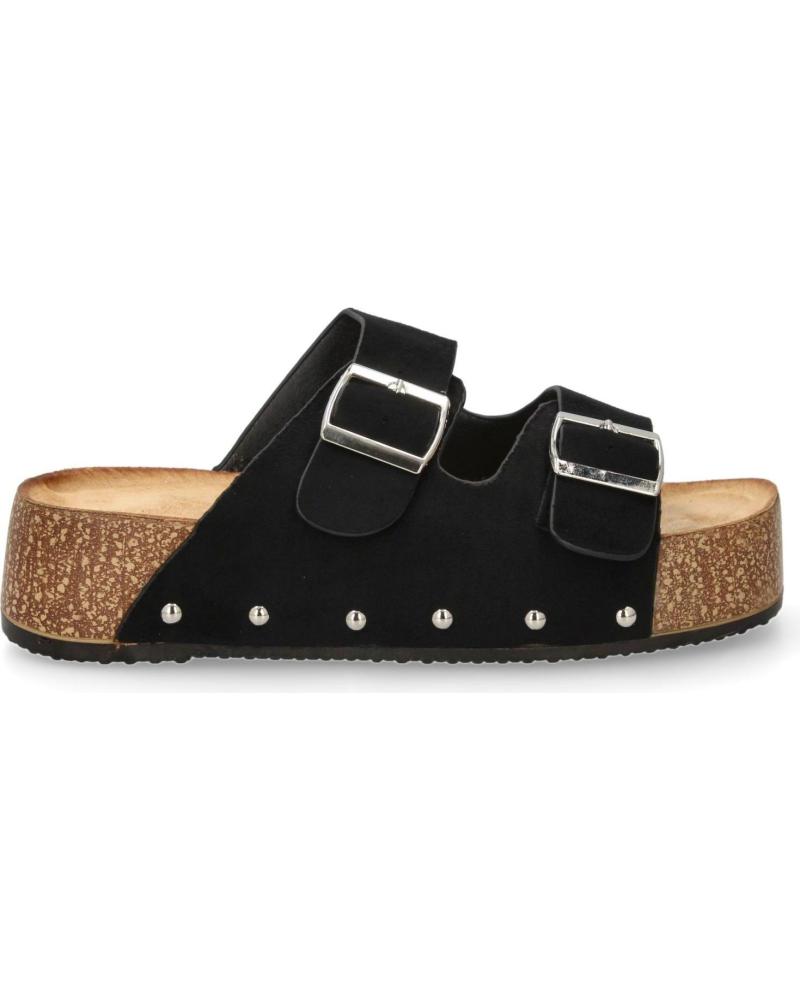 PUNTOSALAO L - SANDALIAS PLATAFORMA ANATÓMICAS NEGRAS CON HEBILLAS VARIOS COLORES
