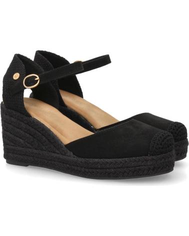 PUNTOSALAO CF BLACK JUTE COMFORTABLE WEDGE SANDALS VARIOS COLORES