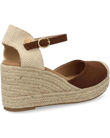 PUNTOSALAO CF BROWN JUTE COMFORTABLE WEDGE SANDALS VARIOS COLORES