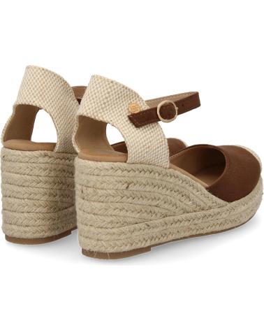 PUNTOSALAO CF BROWN JUTE COMFORTABLE WEDGE SANDALS VARIOS COLORES